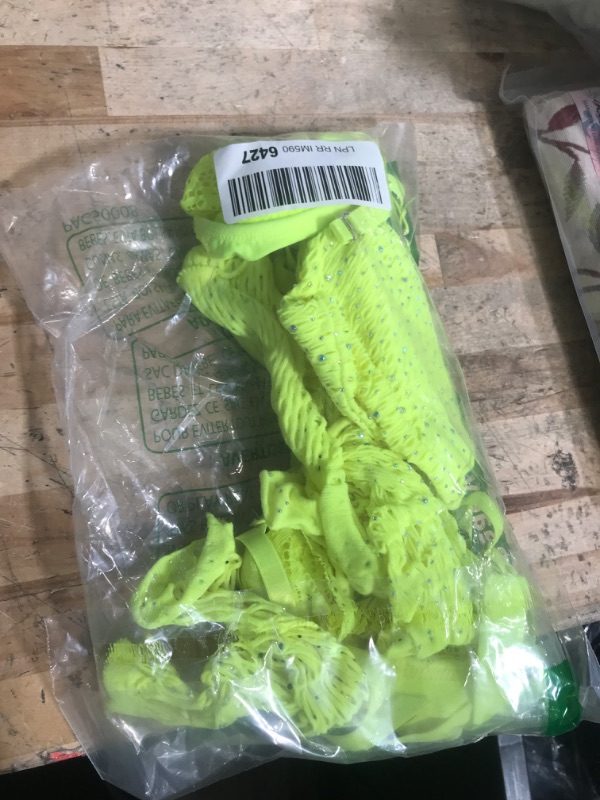 Photo 1 of Mesh Fishnet Tank Tops See Through Sleeveless Muscle Rave Shirts for Men(Fluorescent Green,M)