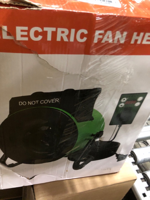 Photo 1 of AgiiMan Greenhouse Heater with Adjustable Thermostat,1500W patio heater, 3S Fast Heating, Overheat Protection, Outdoor space heaters for patio electric, Grow Tent, Greenhouse Fan, Flower House, Garage