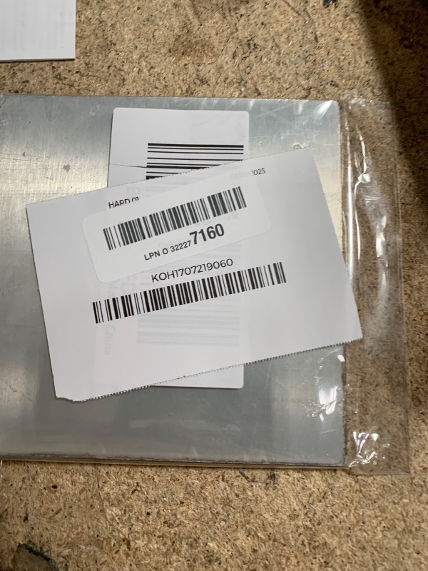 Photo 1 of 6061 Aluminum Sheet, 5 x 5 x 1/4 Inches Thickness, Flat Plain Plate Panel Aluminum Sheet, Heavy Duty Metal Aluminum Sheet Plate 6mm
