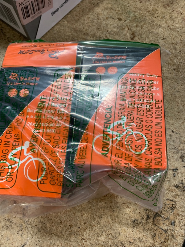 Photo 1 of 2-PCS 26" Heavy Duty Bike Tubes 26X2.10/2.40 AV32mm Schrader Valve (52/62-559) Bicycle Tubes Compatible with 26 X 2.10 26 X 2.125 26X2.20 26X2.25 26X2.30 26x2.35 26X2.40 Bike Bicycle Tire Tubes