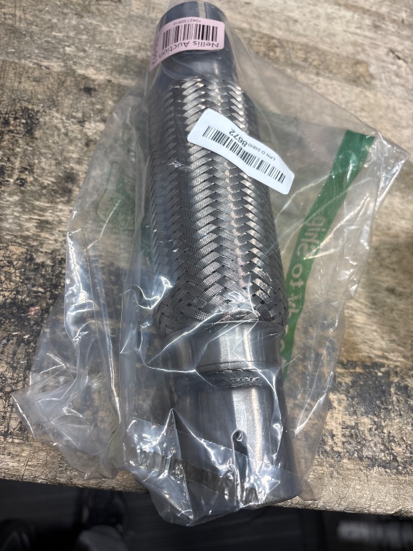 Photo 1 of 50.7x200/318mm Flexible Exhaust Pipe Clamp-on Flexi Tube Joint Stainless Steel