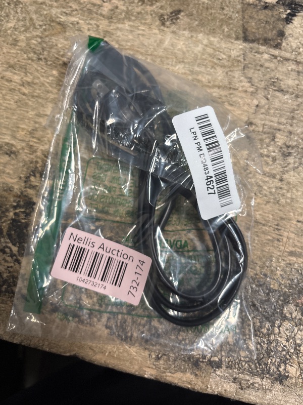 Photo 1 of 2 Prong Polarized 5Ft Power Cord C7 Connector AC Power Cable Replacement for Vizio D-E-M Series TV, Sewing Machine, PlayStation PS1/PS2, Sony, Bose, Brother, Singer