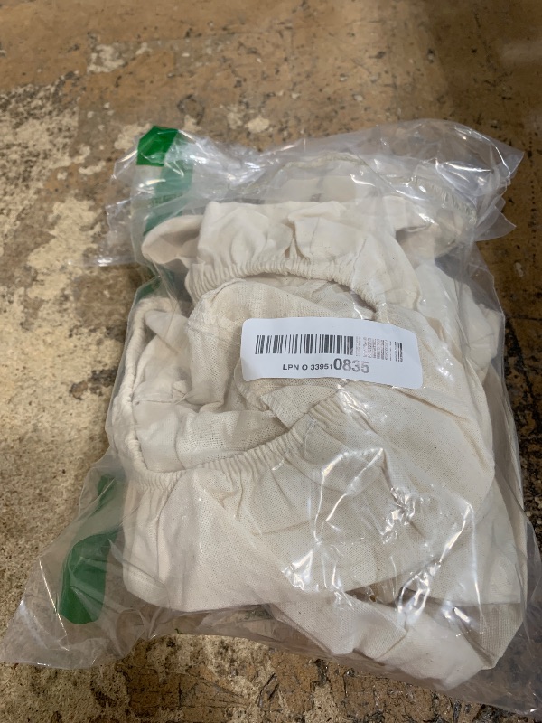 Photo 1 of 6 Packs Ellipse Bread Proofing Basket Cloth Liner Rattan Baking Dough Basket Cover Natural Rattan Banneton Proofing Cloth(10 * 6 * 3.5 IN) (Basket not included)