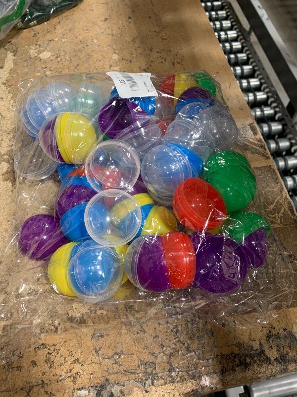 Photo 1 of ABOOFAN Vending Machine Capsules 50pcs Plastic Hollow Bingo Balls Empty Balls Raffle Balls 45mm for Electronic Bingo Machine Bingo Cage Bingo Games