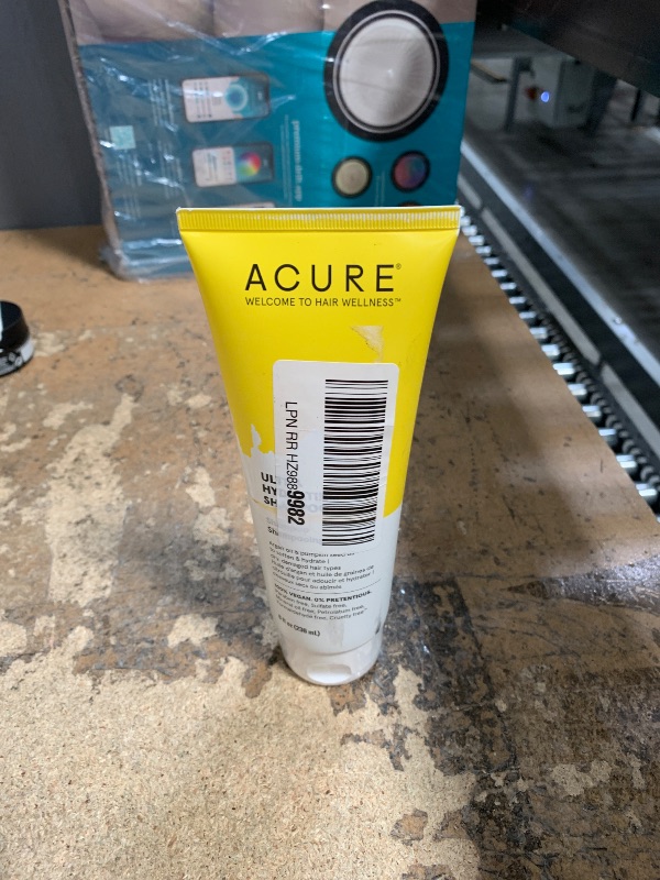 Photo 1 of Acure Ultra Hydrating Shampoo – Deep Moisture & Nourishing Formula for Dry, Dehydrated Hair, Restores Hydration, Vegan, Sulfate & Paraben-Free, 8 Fl Oz