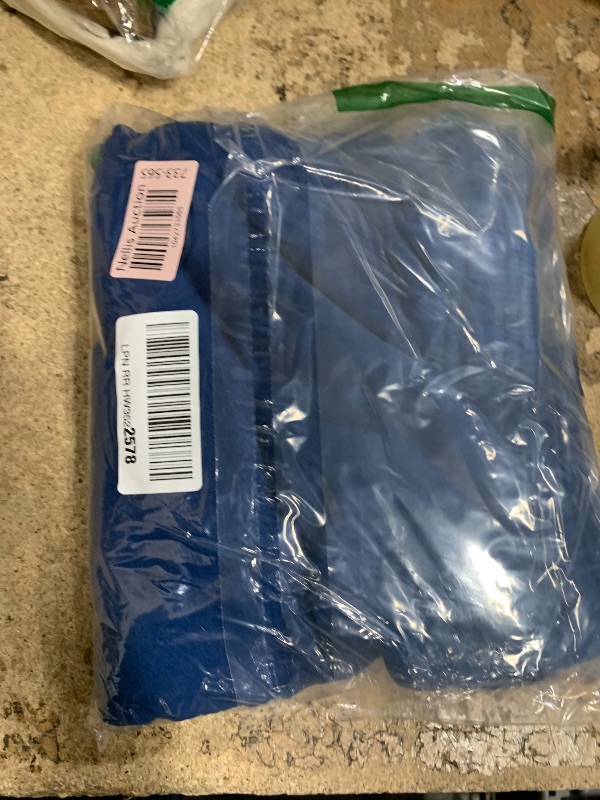 Photo 1 of Amazon Essentials Men's Fleece Open Bottom Sweatpant (Available in Big & Tall), Blue, Large
