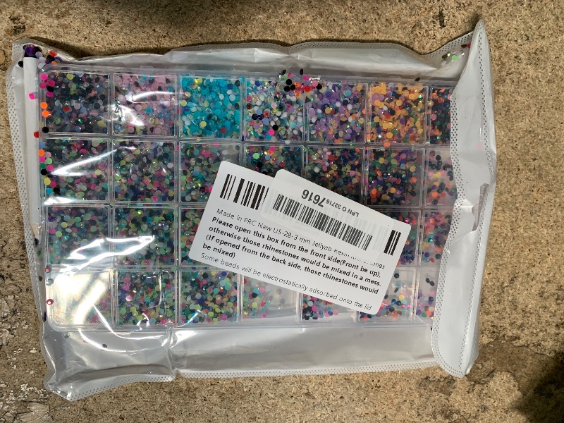 Photo 1 of 22000PCS Resin Rhinestones for Crafting, 28 Multicolor Mixed 3mm SS10 Non-Hotfix Gem Beads, Jelly AB Gems Stones with 15ml Glue for DIY Crafting, Nails, Makeup Decoration (28colors Jellyab 3mm)