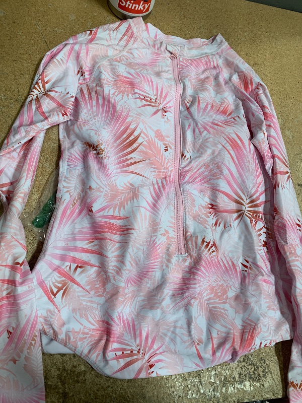 Photo 1 of (Large)Daci Women Long Sleeve Rash Guard One Piece Swimsuit Zipper Surfing Bathing Suit UPF 50