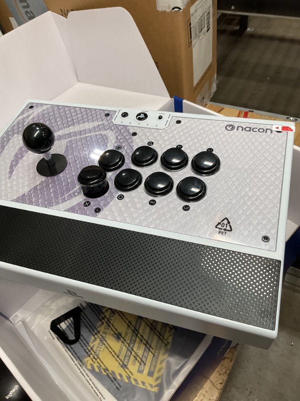 Photo 1 of (For Parts, damaged) NACON Daija Arcade Fight Stick Officially Licensed for PlayStation PS5, PS4 and Windows 10 | 11 PC