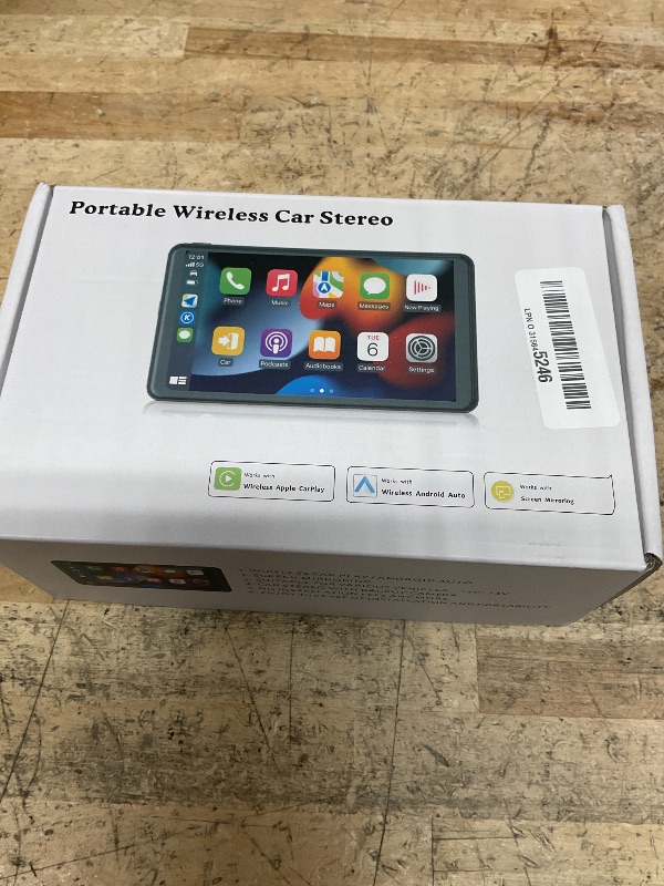 Photo 1 of 9.3INCH Wireless CarPlay Screen for Car,Portable Car Play with 2.5K Front and HD Rear Camera Dash Cam,1080P Touch Screen 2 Bluetooth Radio Android Auto,Airplay/GPS/Siri/FM Transmit/AUX/64G TF Card