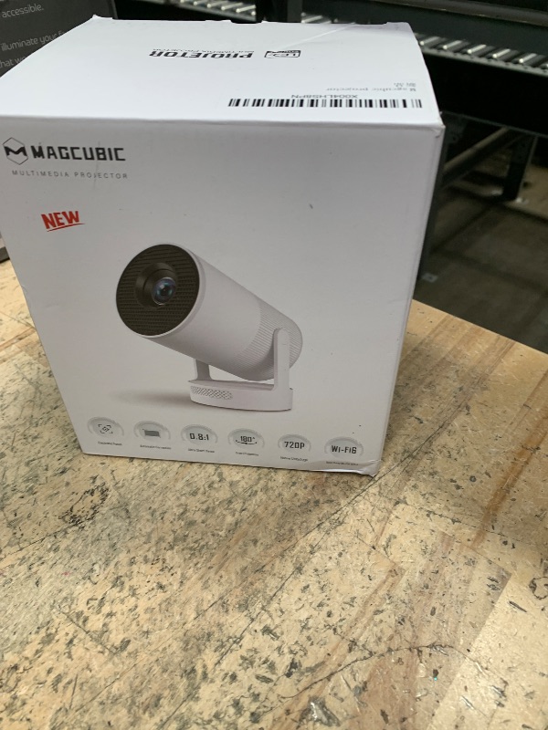 Photo 1 of [Electric Focus] Magcubic Mini Projector 4K Support, Portable Projector with WiFi 6 and Bluetooth 5.4, Smart Proyector, 5w Soundbase Speaker, 180 Rotation for Home Theater HY300 Ultra