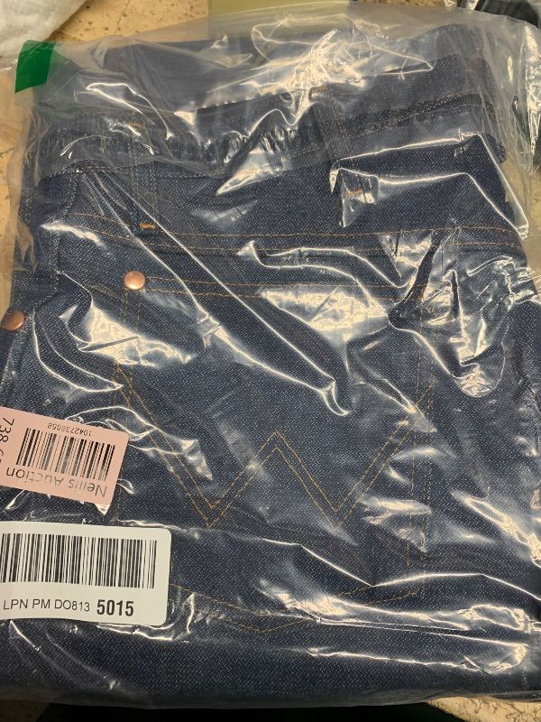 Photo 1 of Wrangler Men's 13MWZ Cowboy Cut Original Fit Jean, Rigid Indigo, 34W x 32L