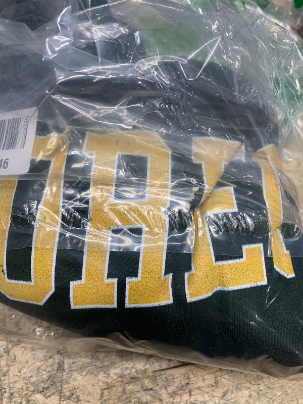 Photo 1 of **GREEN**Vintage Oregon Distressed Gold Varsity Style Pullover Hoodie XXL