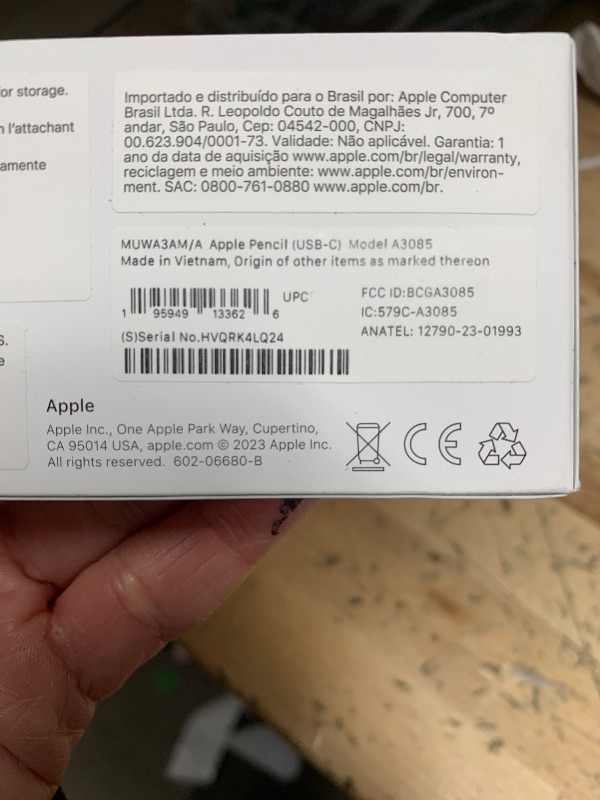 Photo 1 of Apple Pencil Pro: Latest Model - Device Compatibility Check Required - Pixel-Perfect Precision, Tilt and Pressure Sensitivity, Perfect for Note-Taking, Drawing, and Art. Charges and Pairs Magnetically