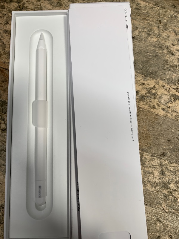 Photo 1 of Apple Pencil Pro: Latest Model - Device Compatibility Check Required - Pixel-Perfect Precision, Tilt and Pressure Sensitivity, Perfect for Note-Taking, Drawing, and Art. Charges and Pairs Magnetically