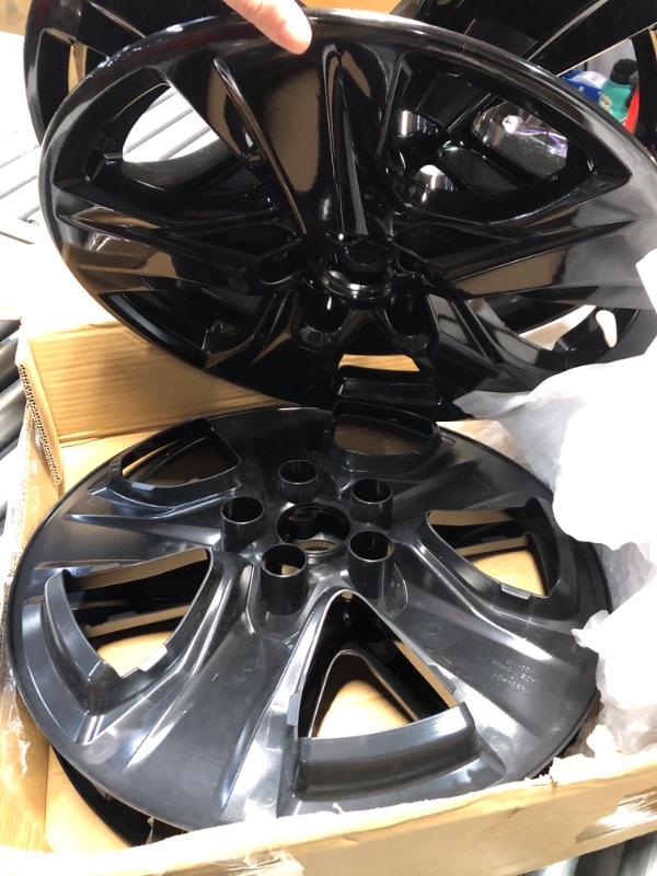 Photo 1 of OPKOURE Set of 4 17 inch ABS Wheel Skins for 2019-2024 Toyota RAV4, Wheel Covers Compatible with 19-24 Toyota Rav4 -