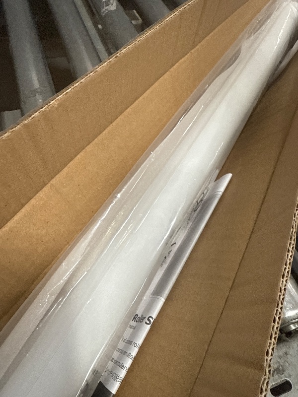 Photo 1 of LazBlinds No Tools No Drill Cordless Roller Shades, 100% Blackout Roller Blinds for Windows, Thermal Insulated UV Protection Waterproof Roll Up Window Blinds and Shades, 29'' W x 72'' H, White