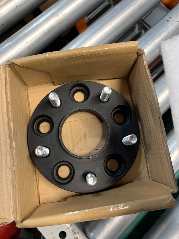Photo 1 of (ONLY TWO) (PARTIAL SET) YHTAUTO 5x4.5 Hub Centric Wheel Spacers 20mm Compatible with Subaru Outback, Forester, Impreza, Legacy, WRX, 5x114.3mm Tire Spacers w/ M12x1.25 Studs, 56.1mm Hub Bore 5 Lug 4PCS Black Wheel Adapters