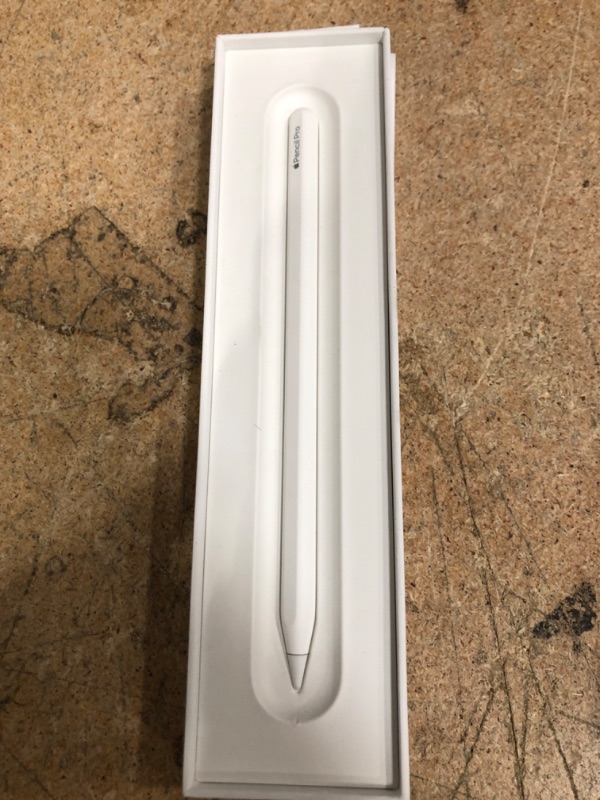 Photo 1 of Apple Pencil Pro: Latest Model - Device Compatibility Check Required - Pixel-Perfect Precision, Tilt and Pressure Sensitivity, Perfect for Note-Taking, Drawing, and Art. Charges and Pairs Magnetically