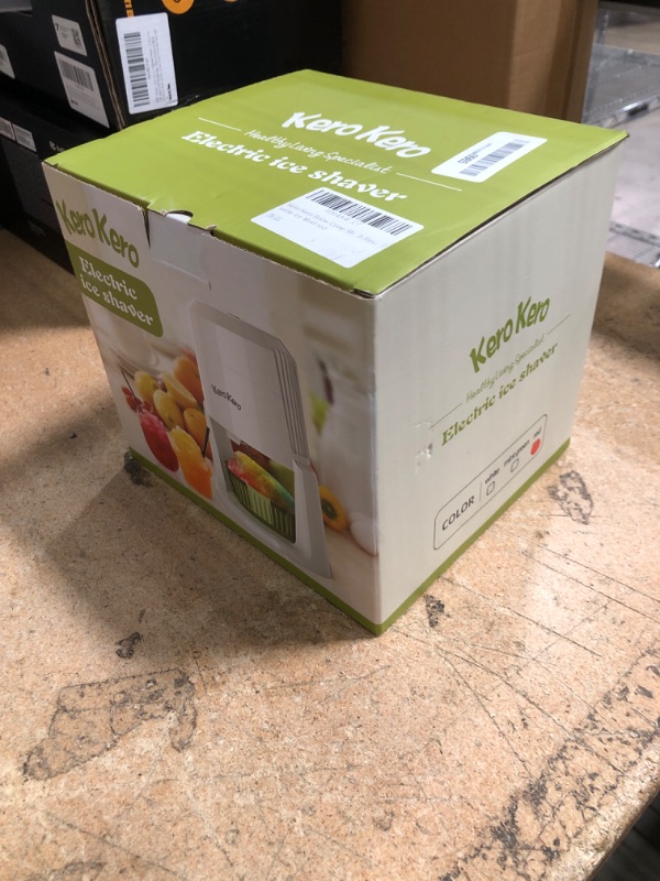 Photo 1 of ***MISSING BASE*** Kero Kero Snow Cone Machine - Shaved Ice Machine with 2 Ice Molds & Adjustable Blades - Ice Shaver for Fluffy or Crunchy Texture, Shaved Ice for Snow Cones, Slushies, Portable & Easy to Use.red
*****INCOMPLETE MISSING PIECES*****
