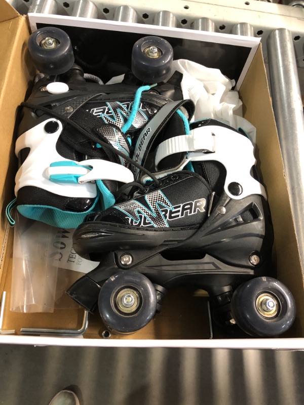 Photo 1 of ***(USED)***
Sowume Adjustable Roller Skates for Boys and Kids, All 8 Wheels of Boy's Skates Shine, Safe and Fun Illuminating for Kids