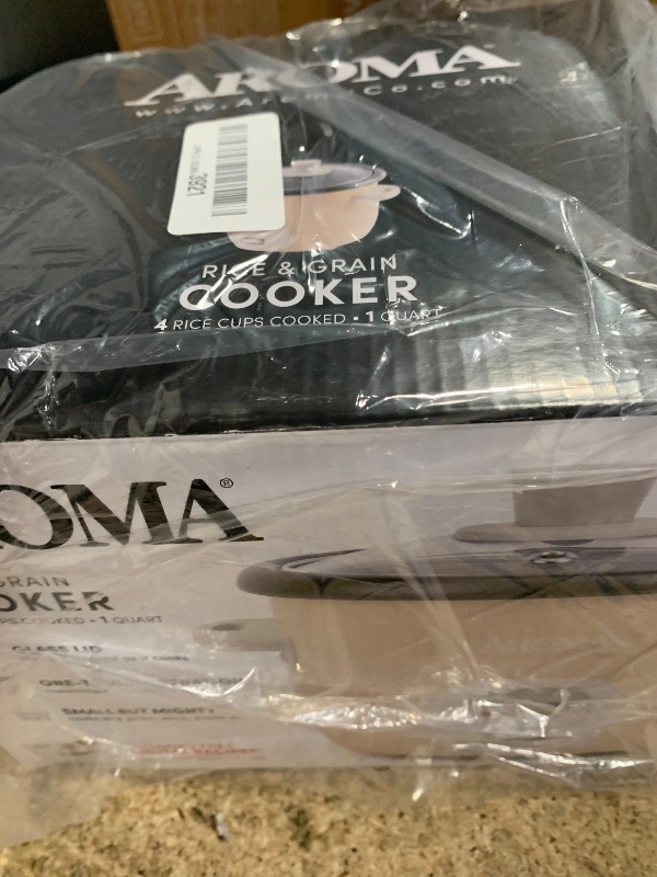 Photo 1 of AROMA® Mini Rice Cooker, 2-Cup (Uncooked) / 4-Cup (Cooked), Grain Cooker, Soup Maker, Oatmeal Cooker, Auto Keep Warm, 1 Qt, Milk Tea color