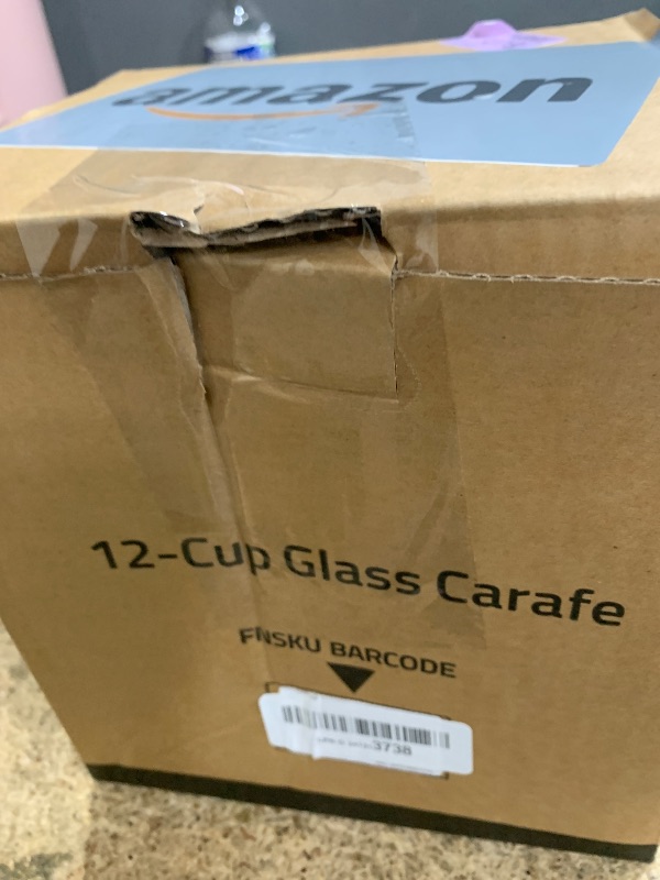 Photo 1 of 12-Cup Replacement Glass Carafe Pot Compatible with Hamilton Coffee Maker Models 46310, 49976, 49966, 49350, 49957, 49954, 49933, 49980A, 49980Z, 49983, 49618, 46300, 49950