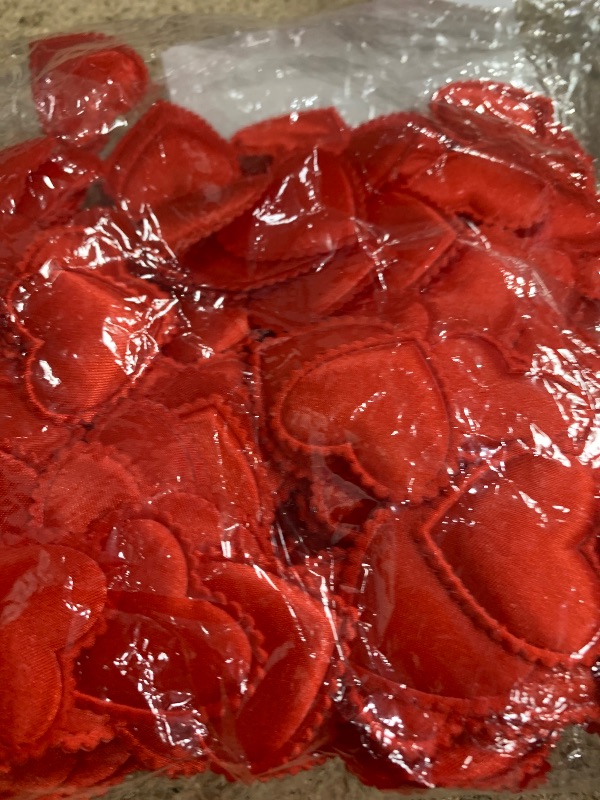 Photo 1 of 200 Pieces 1.4 Inch Love Heart Confetti 3D Sponge Petals Table Decorations - Red Scatter Crafts for Valentine's Day, Wedding, Anniversaries, Engagement, Bridal Shower, Proposal Party Favors
