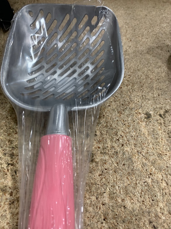 Photo 1 of ***(MINOR DAMAGE TO THE TIP)***
SunGrow Large Cat Litter Scoop, Life Transforming Cat Scooper, Reduces Hand Fatigue, Saves Clear Litter, Makes Scooping Faster and Easier (Pink, Large)