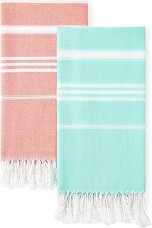 Photo 1 of  TURKISH BEACH PLEASE POOL ACCESORIES MUST HAVES Turkish Beach Towels Quick Dry Sand Free Oversized Bath Pool Swim Towel Extra Large XL Big Blanket Adult Travel Essentials Cruise Accessories Must Haves Clearance Vacation Stuff