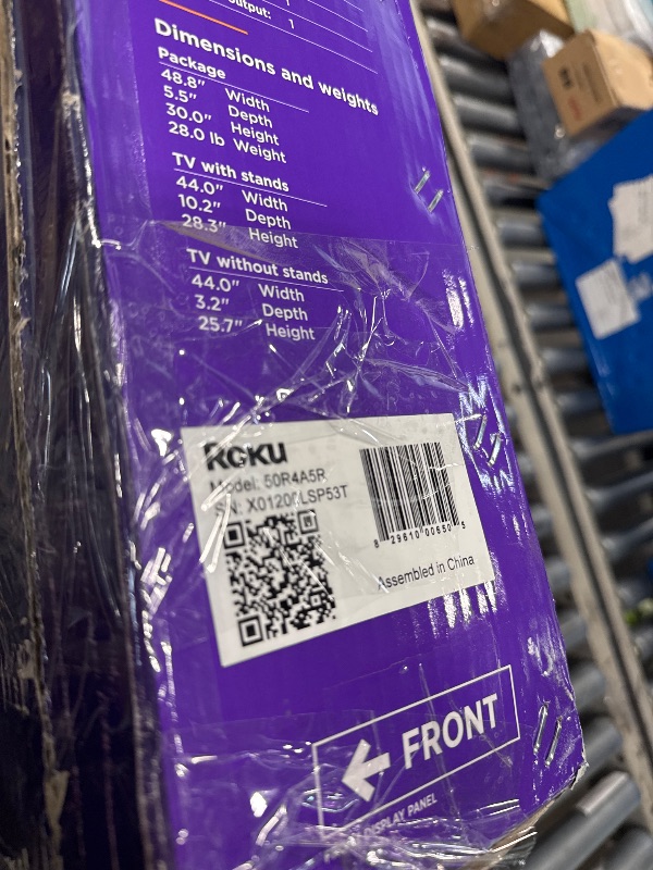 Photo 1 of ** NEW OPEN INSPECTION** Roku Smart TV – 50-Inch Select Series 4K HDR RokuTV with Roku Enhanced Voice Remote, Brilliant 4K Picture, Automatic Brightness, & Seamless Streaming – Live Local News, Sports, Family Entertainment