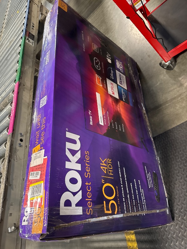 Photo 1 of ** NEW OPEN INSPECTION** Roku Smart TV – 50-Inch Select Series 4K HDR RokuTV with Roku Enhanced Voice Remote, Brilliant 4K Picture, Automatic Brightness, & Seamless Streaming – Live Local News, Sports, Family Entertainment