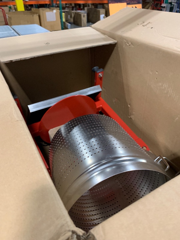 Photo 1 of 7.93 Gallon / 30L Mosakar Fruit Press - Hydraulic Jack. 3 Ton Pressure. Part contact with Juice are AISI 304 Stainless Steel. Hydraulic Fruit Apple Grape Wine Cider Juice Press