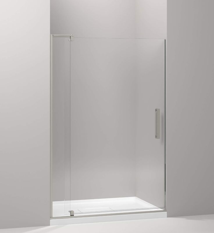 Photo 1 of 
Kohler 707551-D3-BNK Revel Shower door, Frosted glass with Anodized Brushed Nickel frame