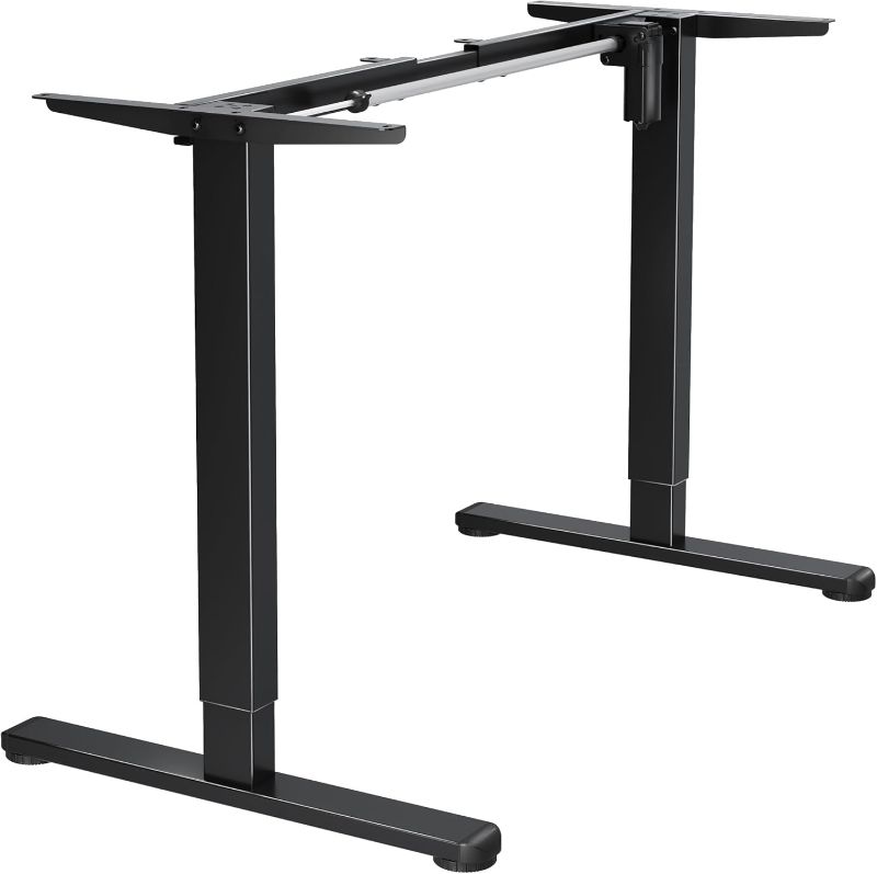 Photo 1 of  Electric Standing Desk Frame, Height Adjustable Ergonomic Sit Stand Desk Base, 3-Level Memory Quiet Motor, Adjustable Table Legs for 40-63" Tops,...
