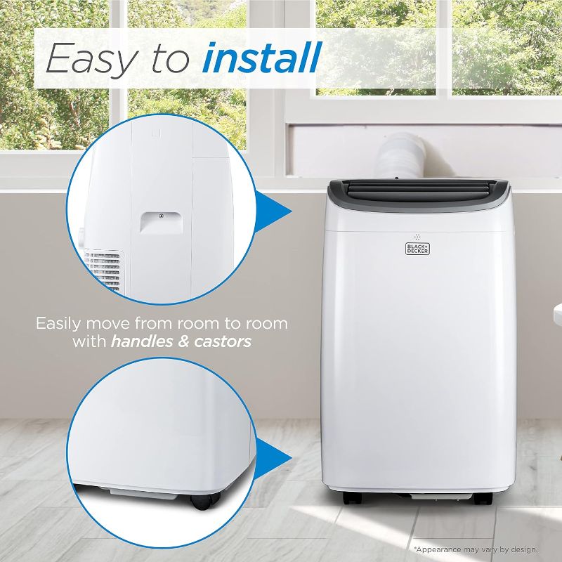 Photo 1 of 
BLACK+DECKER 8,000 BTU Portable Air Conditioner up to 350 Sq. with Remote Control, White