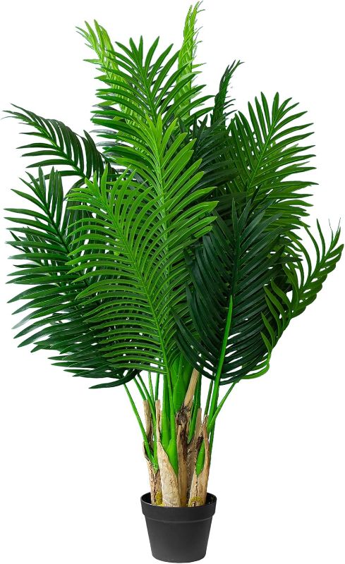 Photo 1 of 
Sunset Ridge Realistic 48in Tall Tropical Palm Artificial Plant Maintenance Free Life-Like Natural look in Sturdy Plastic Pot Base with Lush, Natural..