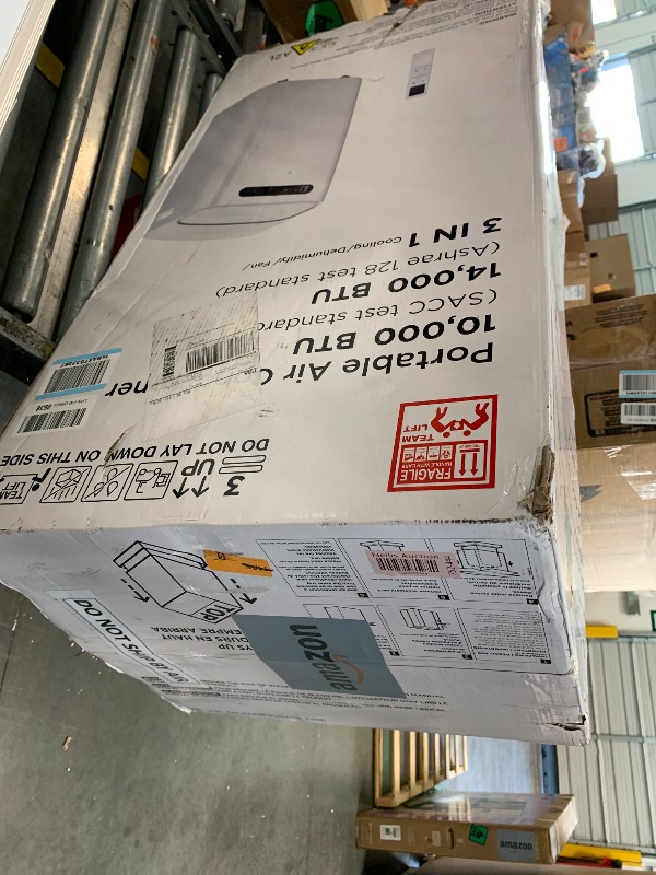 Photo 1 of 14000 BTU Portable Air Conditioners for Room up to 700 Sq. Ft, 3-IN-1 Portable AC Unit with Fan Dehumidifier, Drainage-free Cooling, 48 dB Quiet Sleep Mode, 24H Timer, Auto Swing, Windows Kit Included