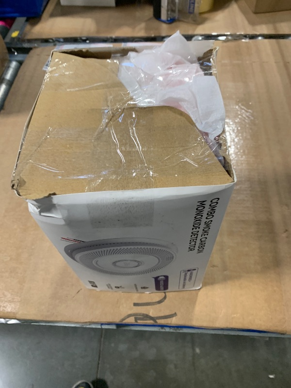 Photo 1 of 5 Packs Hardwired Smoke Detector Carbon Monoxide Detector Combo, Hardwired & Wireless Interconnected Smoke and Carbon Monoxide Alarm with Voice Alerts,Replaceable Battery Backup