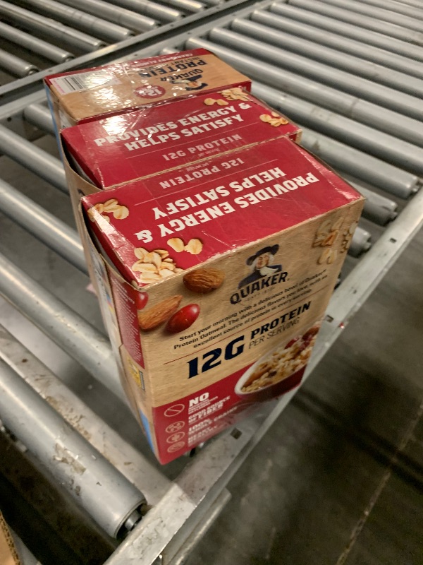 Photo 1 of (3 pack) Quaker Protein Instant Oatmeal, Cranberry Almond Flavor, 2.18 oz Packets (6 Pack)