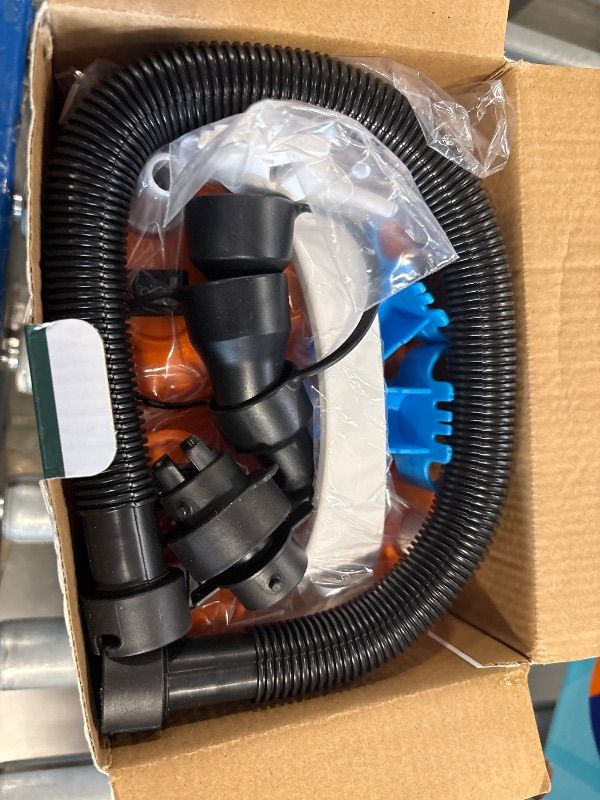 Photo 1 of Growsun Balloon Pump, Electric 3 in 1 Powerful Air Inflate/Deflate Pump, Multi-Functional Double Motor for Swimming Pool, Inflatable Bed and Vacuum Bag and etc           