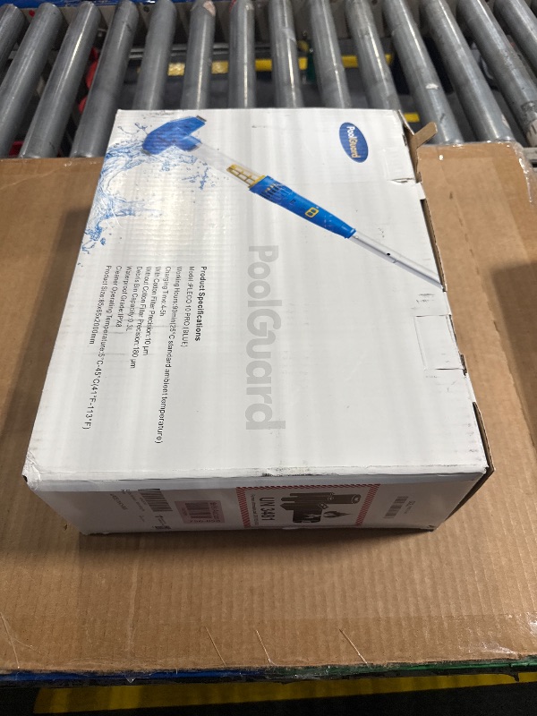 Photo 1 of Cordless Pool Vacuum with Strong Suction, Rechargeable Handheld Pool Vacuum Cleaner for Above Ground Pool,Spas, Hot Tub,and Pond with 90 Mins Working Time. 