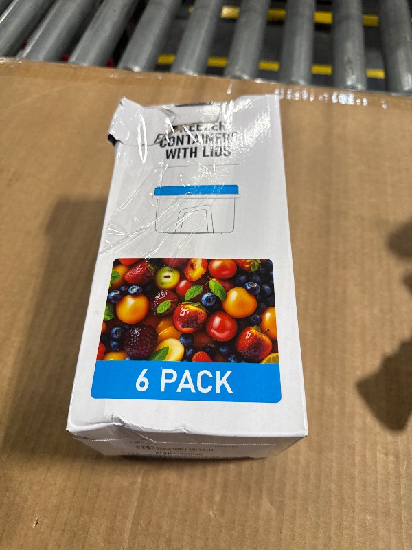 Photo 1 of Freezer Storage Containers, [6 Pack-16 Oz] Airtight Plastic Food Storage Containers with Twist Top Lids, Soup, Meal Prep Containers | BPA Free | Stackable | Leakproof | Microwave/Dishwasher Safe