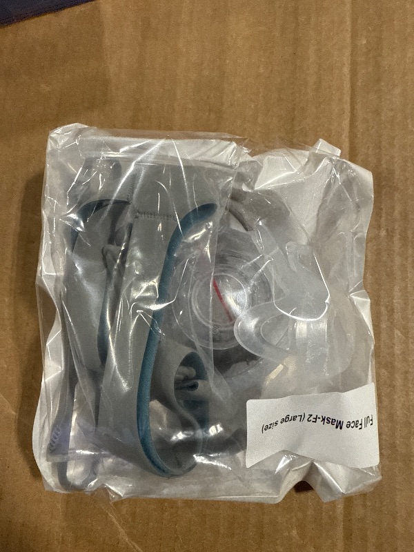 Photo 1 of TMS Comfort Series Nasal CPAP Mask Full Face - Reusable CPAP Supplies - Covers Nose and Mouth - Includes Headgear, Frame, Elbows and Full Face Mask Cushion