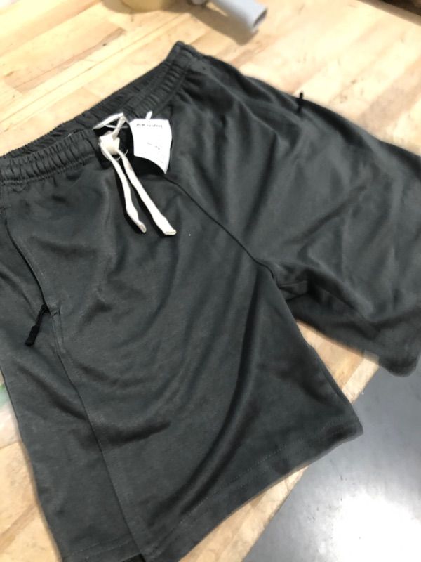 Photo 1 of AKuVoL Women's Bermuda Loose Comfy Shorts Drawstring Casual Yoga Jersey Cotton Summer Shorts Grey US M
