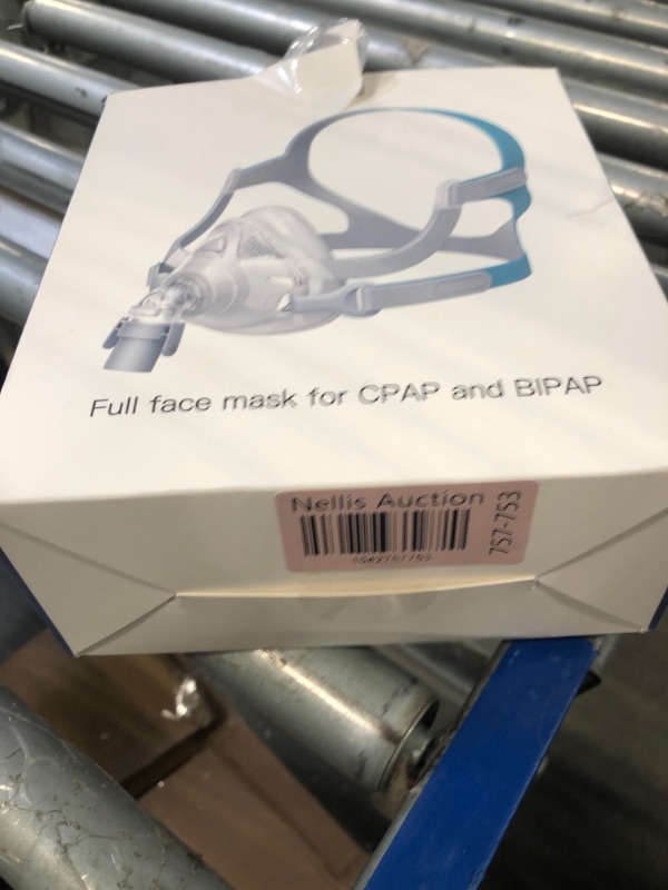 Photo 1 of TMS Comfort Series Nasal CPAP Mask Full Face - Reusable CPAP Supplies - Covers Nose and Mouth - Includes Headgear, Frame, Elbows and Full Face Mask Cushion