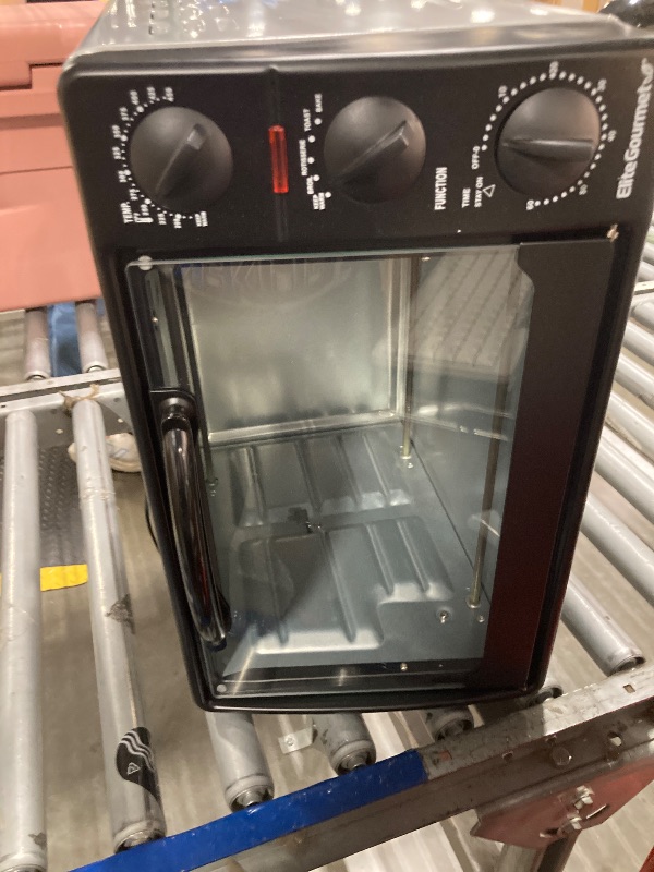 Photo 1 of 
Elite Gourmet ETO236 Personal Compact 2 Slice Countertop Toaster Oven with 15 Minute Timer & Adjustable Temperature, Bake, Broil, & Toast, Black