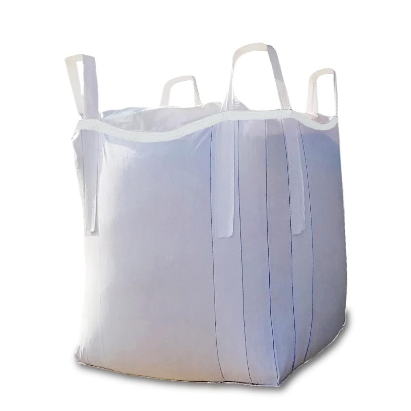 Photo 1 of [ 10 Pack ] FIBC Bulk Bag, 1 One Ton Bag, 35"L x 35"W x 43"H, 2200lbs SWL, Duffle Top Flat Bottom, Woven Polypropylene Bags, FIBC Big Bag, Bulk Bags (10)