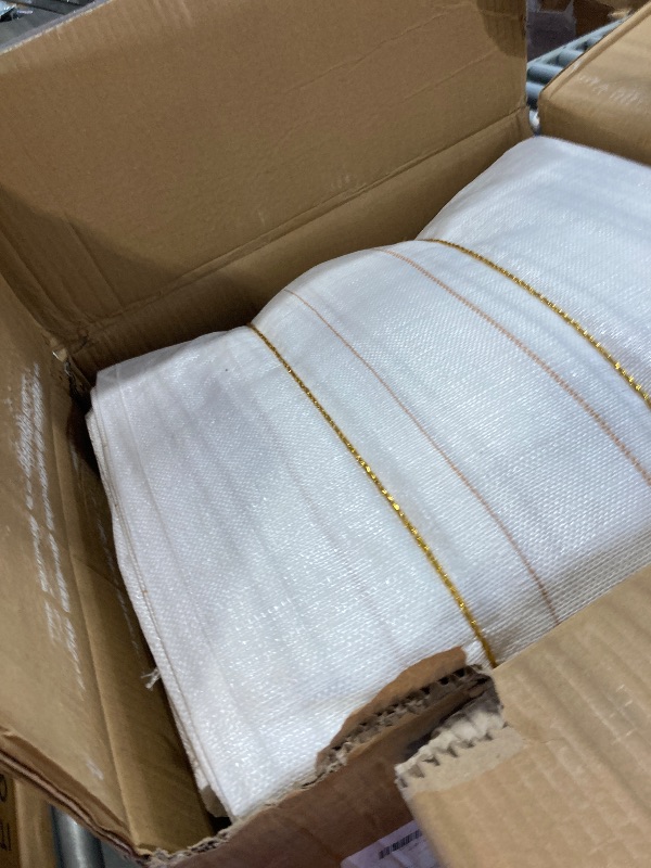 Photo 1 of [ 10 Pack ] FIBC Bulk Bag, 1 One Ton Bag, 35"L x 35"W x 43"H, 2200lbs SWL, Duffle Top Flat Bottom, Woven Polypropylene Bags, FIBC Big Bag, Bulk Bags (10)