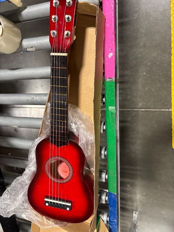 Photo 1 of 21 Inch Acoustic Guitar, Classical Acoustic Guitar, Small Size Portable Wooden Guitar for Children Beginner Adult Teen              
